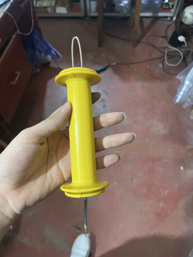 Mango eléctrico  amarillo plastico
