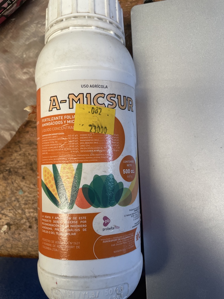 A-MICSUR fertilizante foliar 500cc