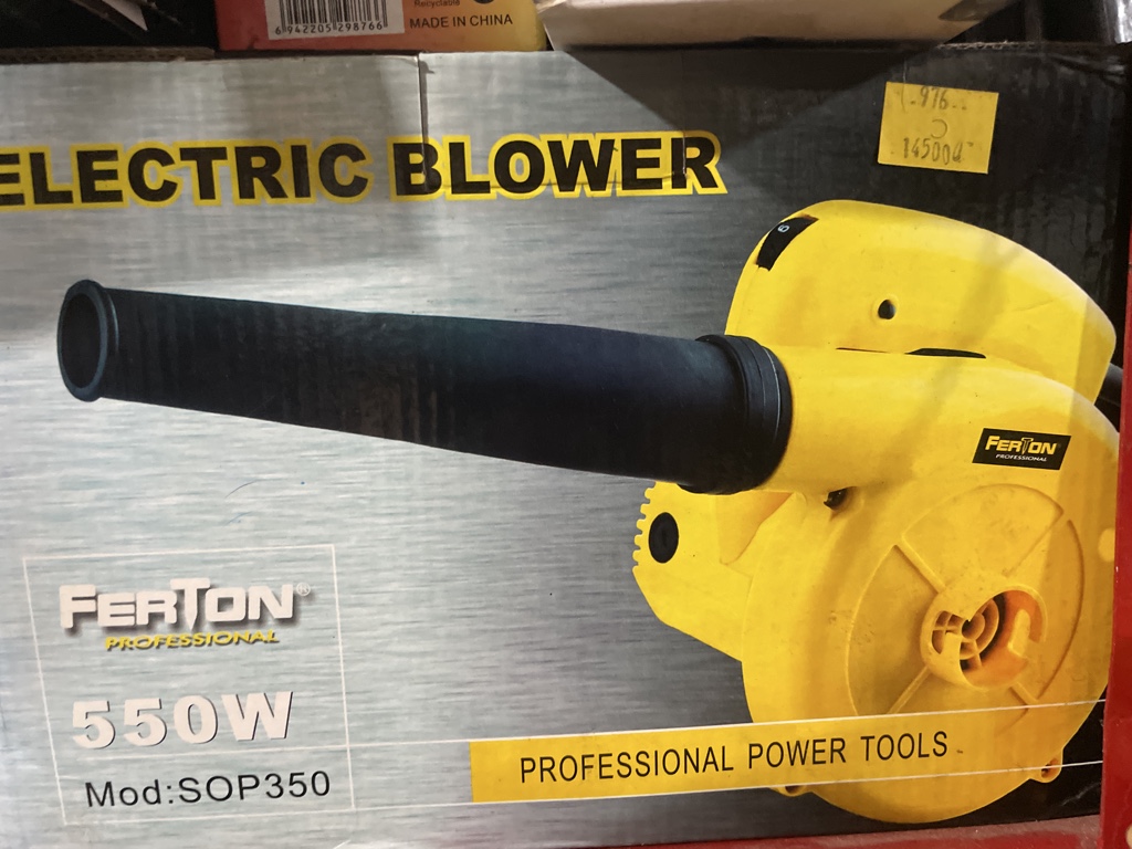 Ferton soplador eléctrico amarillo 550W