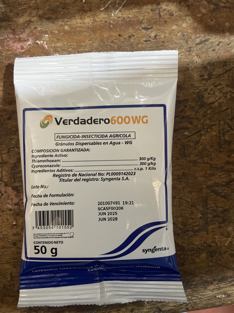 Verdadero 600WG insecticida