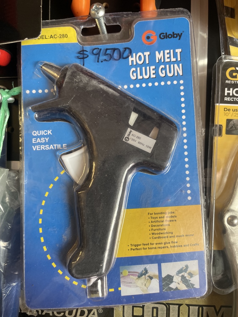 Globy pistola silicona negra