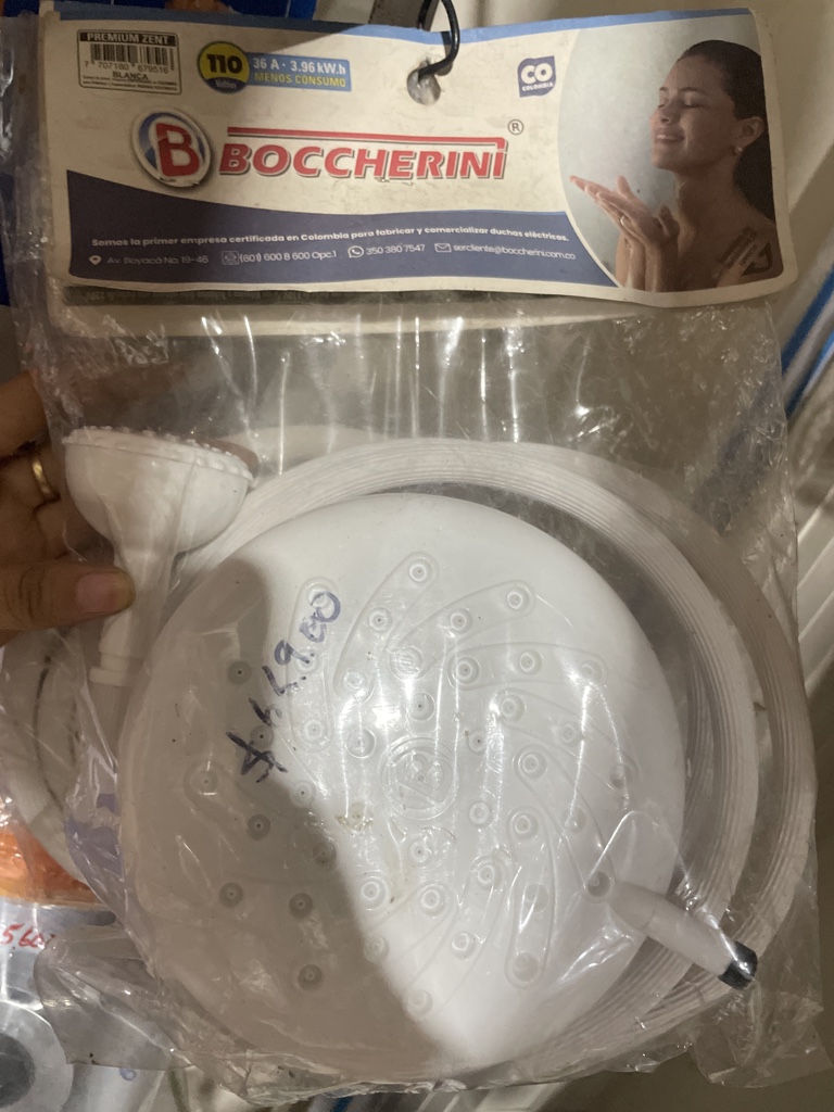 Boccherini ducha eléctrica blanca