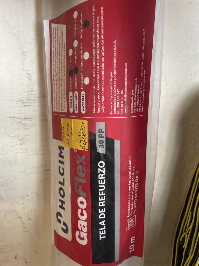 Unholcim GacoFlex tela de refuerzo 30PP por metro
