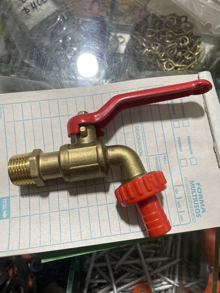 Llave terminal en acero 1/2”