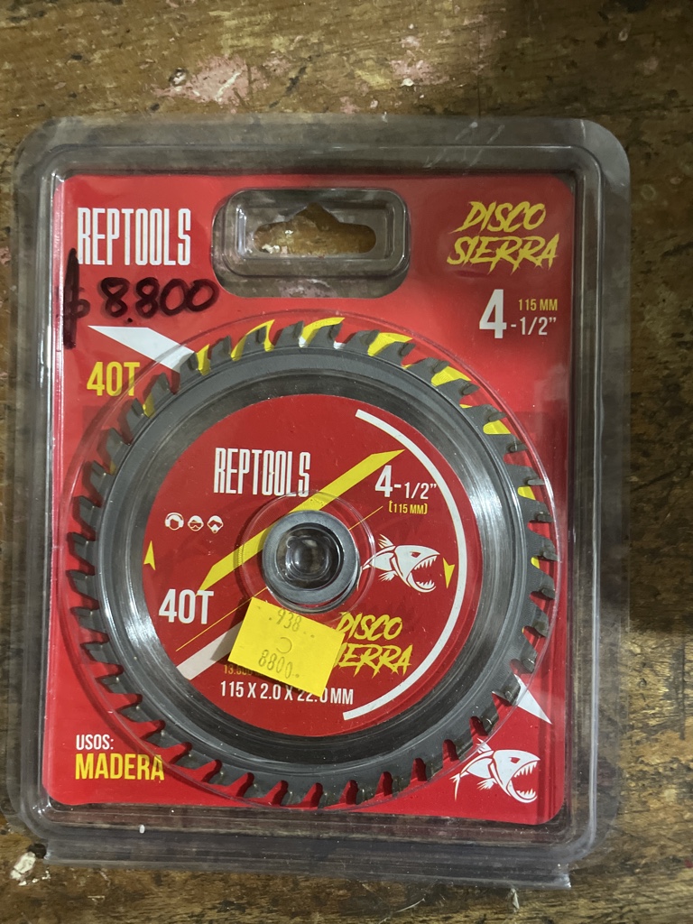 Reptools disco sierra 4-1/2 40T