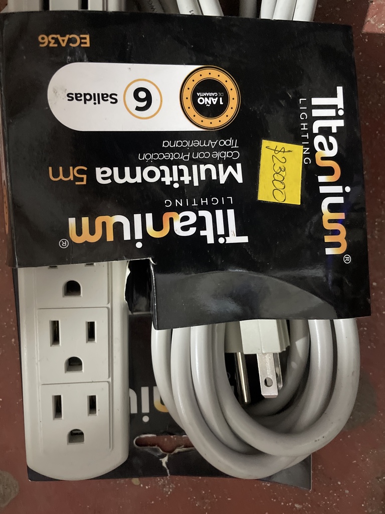 Titanium multitoma 6 salidas 5m