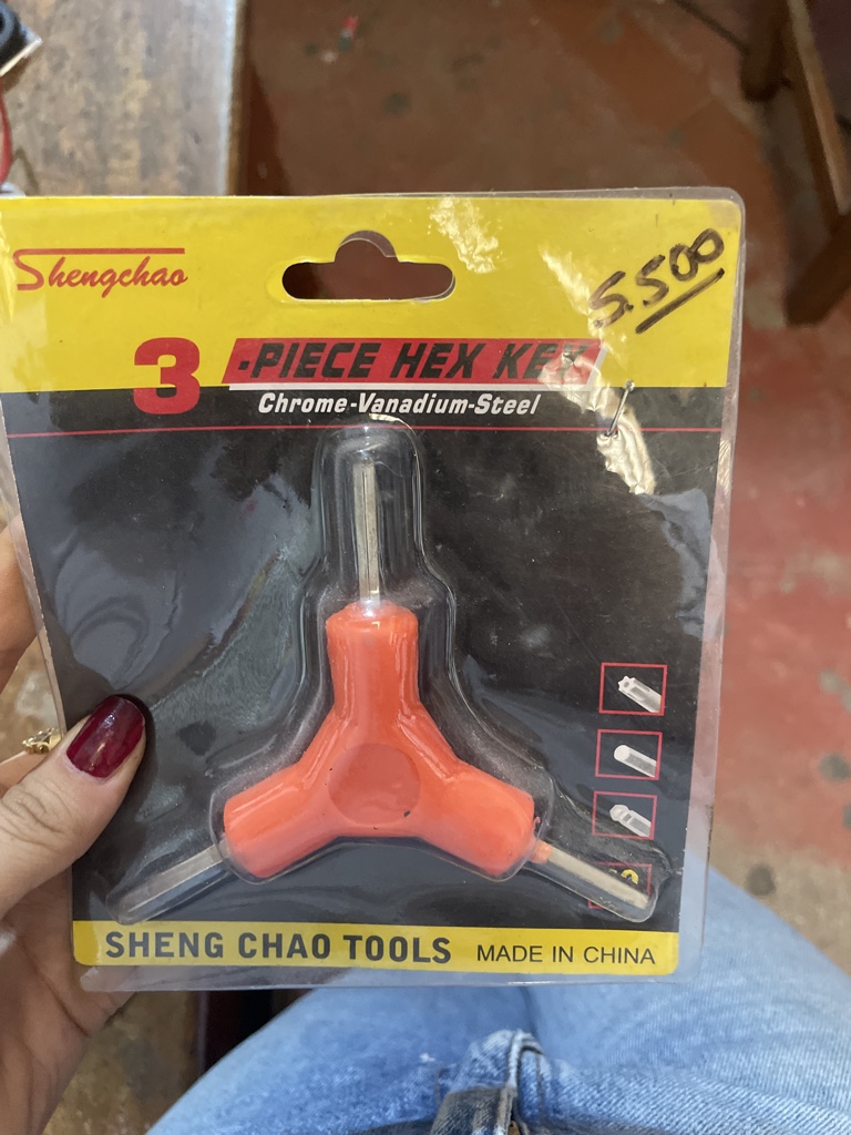 Sheng Chao llave hexagonal 3 piezas naranja