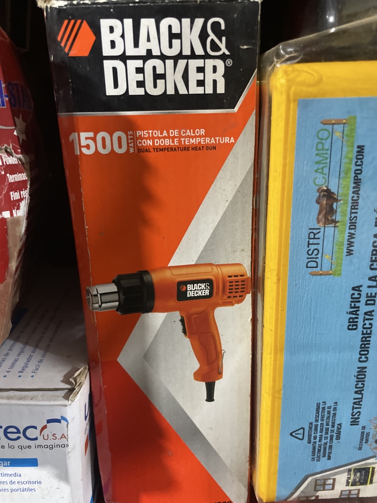 Black+Decker pistola de calor 1500W