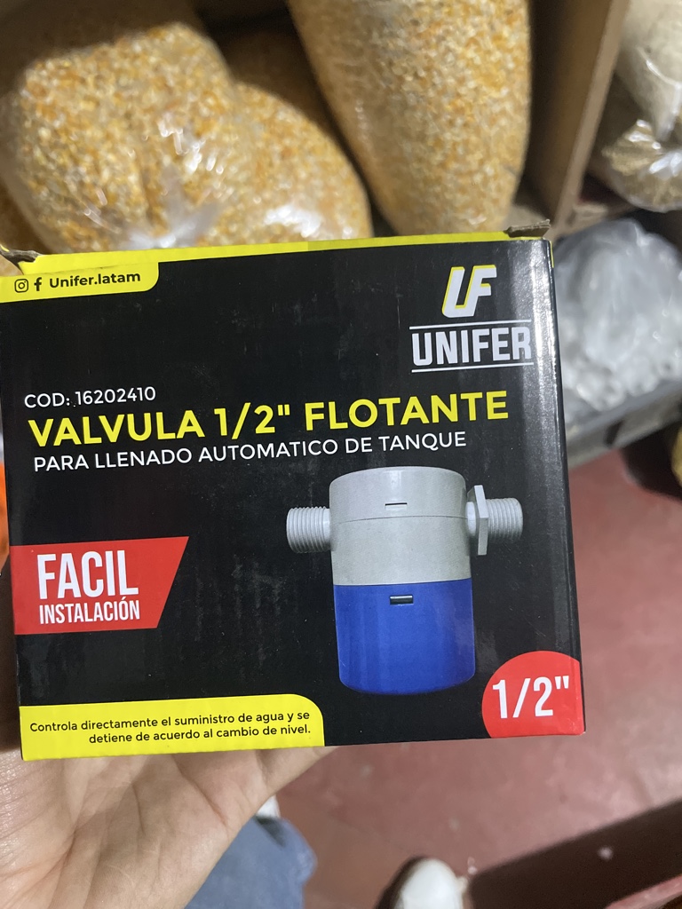 Unifer válvula flotante 1/2"