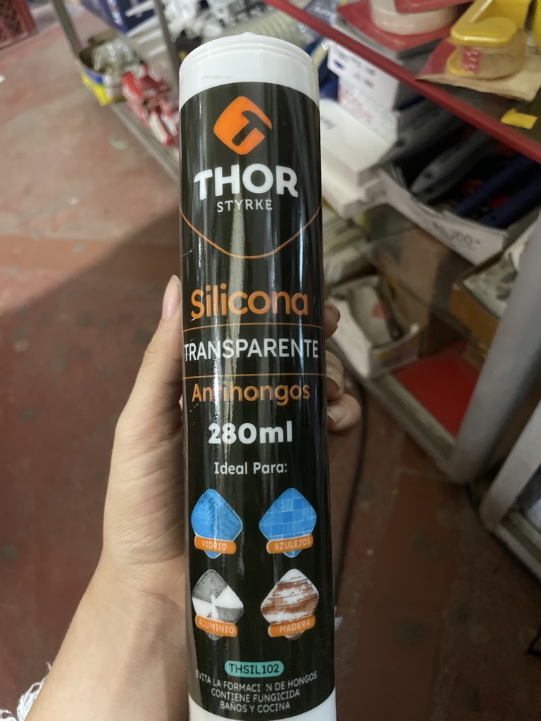 THOR Styrke Silicona transparente 280ml