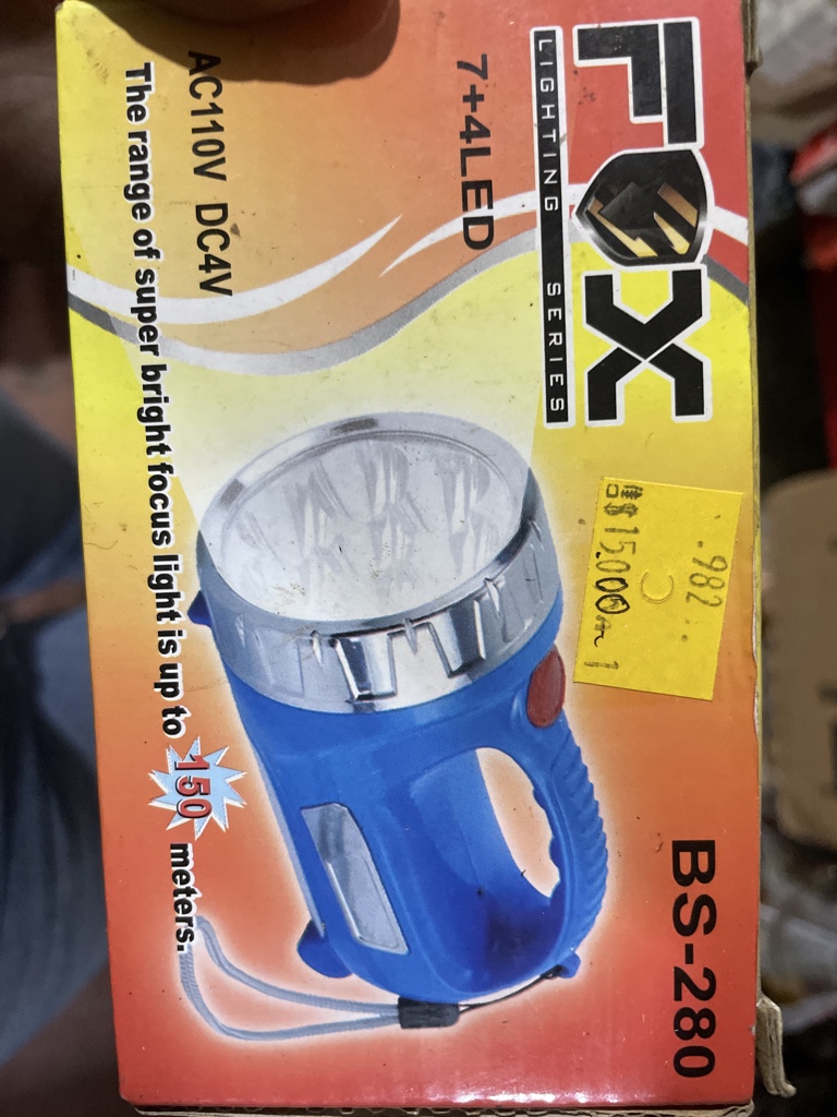 Fox linterna azul