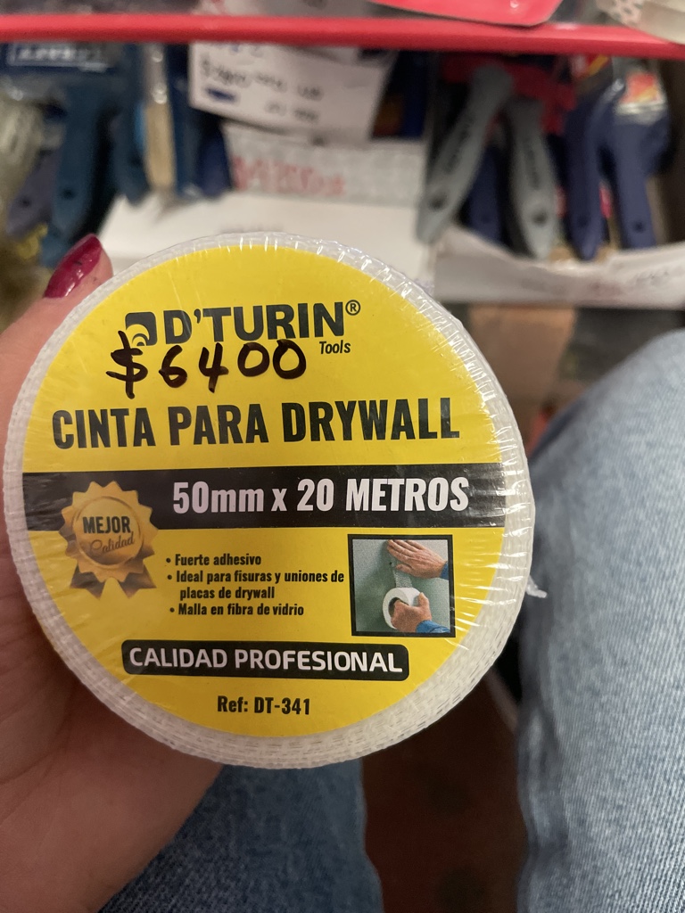 D'TURIN Cinta para drywall 50mm x 20m