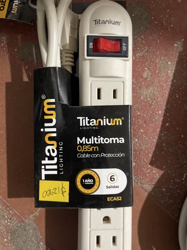 Titanium multitoma 6 salidas 0,85m