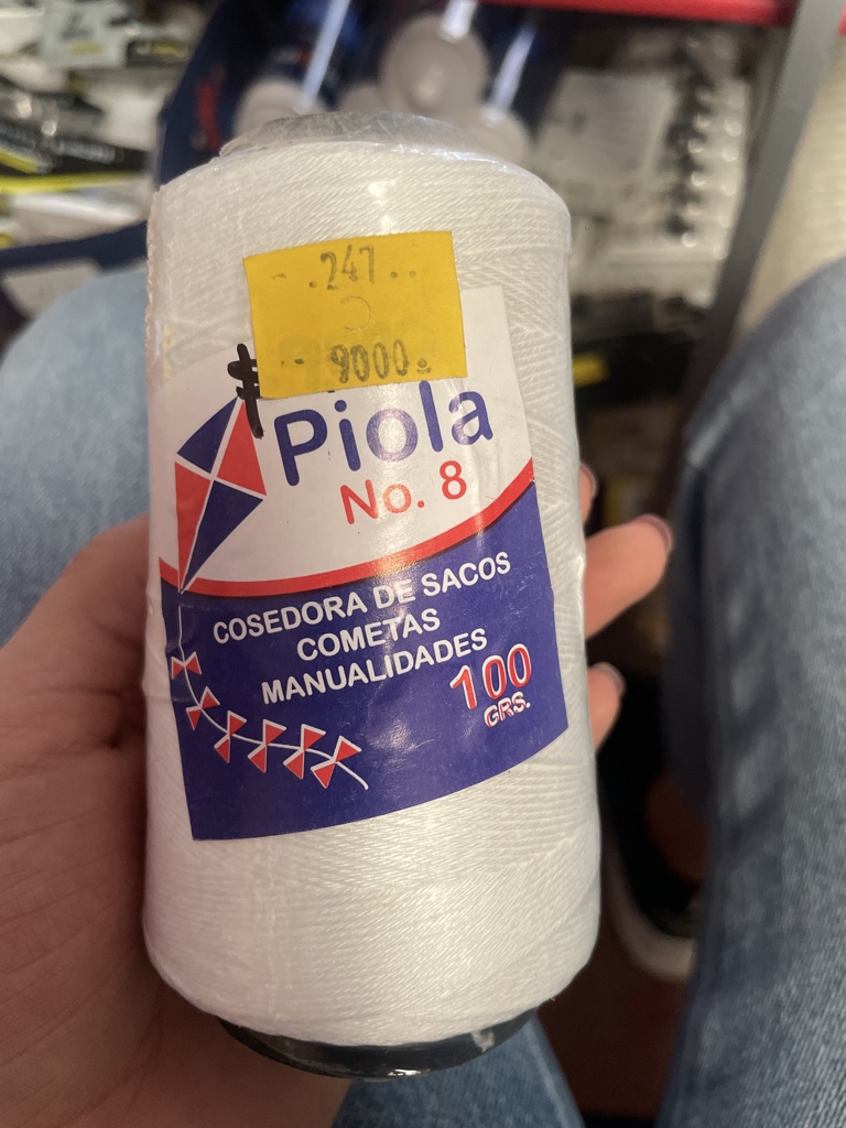 Piola No. 8 blanca