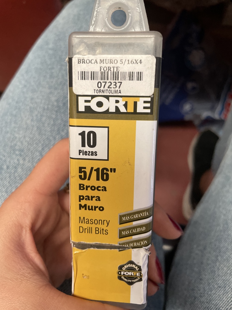 FORTE broca para muro 5/16