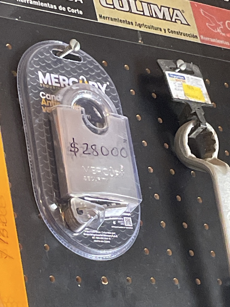 Mercury candado antirrobo