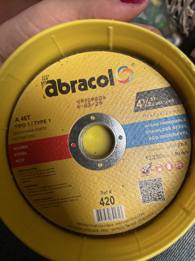 Abrascol disco corte 4 1/2