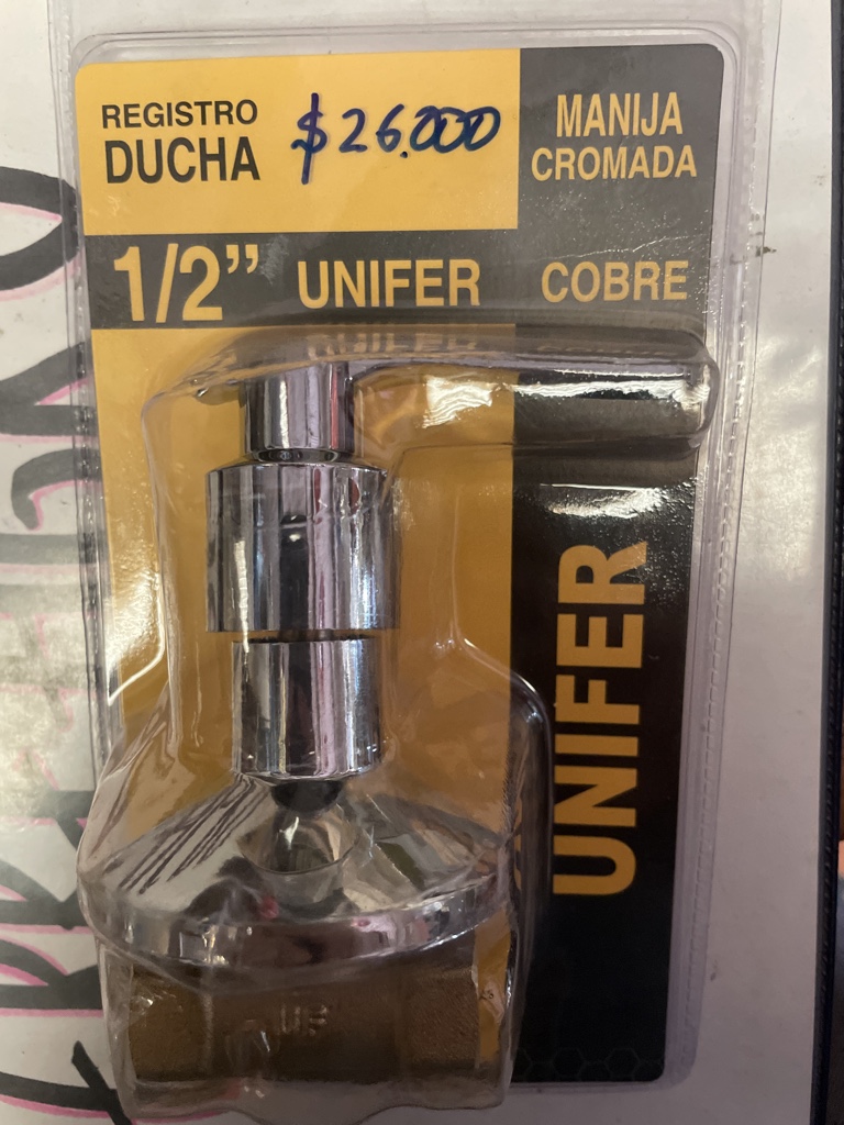 Unifer ducha cromada 1/2