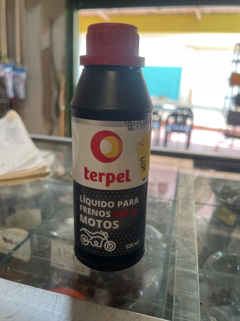Terpel líquido frenos motos