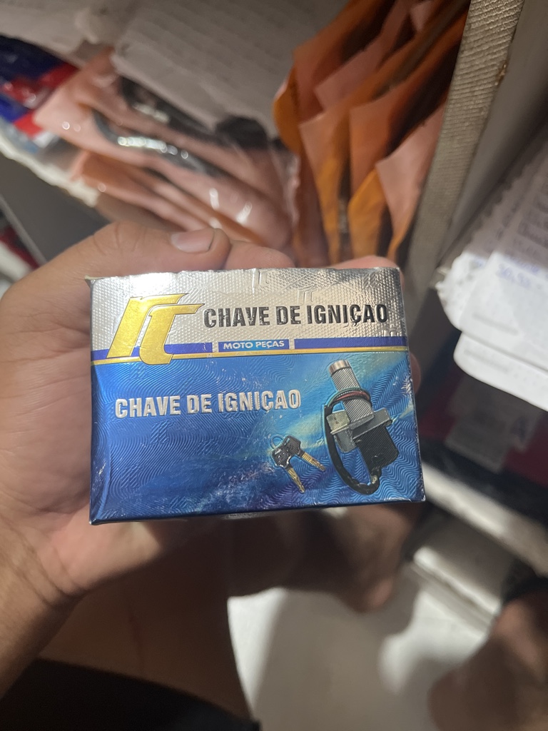 Chave de ignição da Biz 100 1998