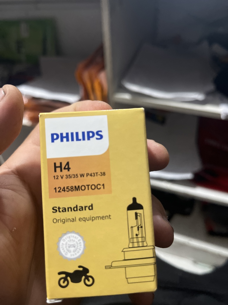 Lâmpada do farol Philips H4