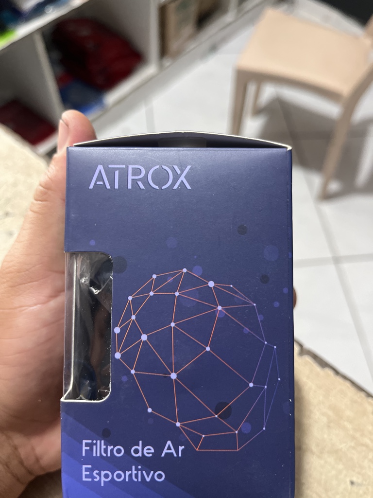 Filtro sportivo com adaptador azul