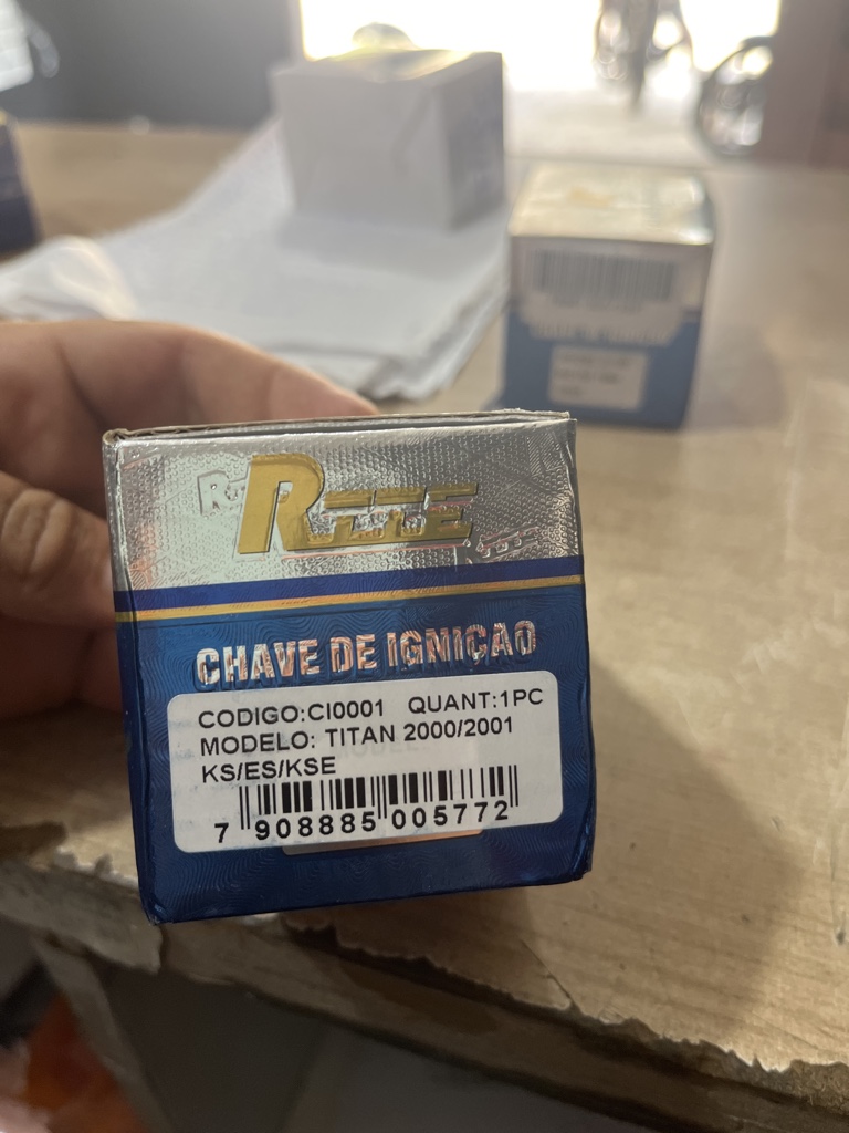 Chave de ignição da titan 2000/20001