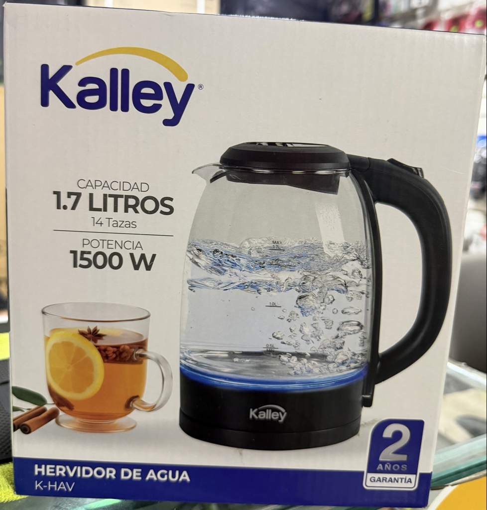 Kalley hervidor negro 1.7L
