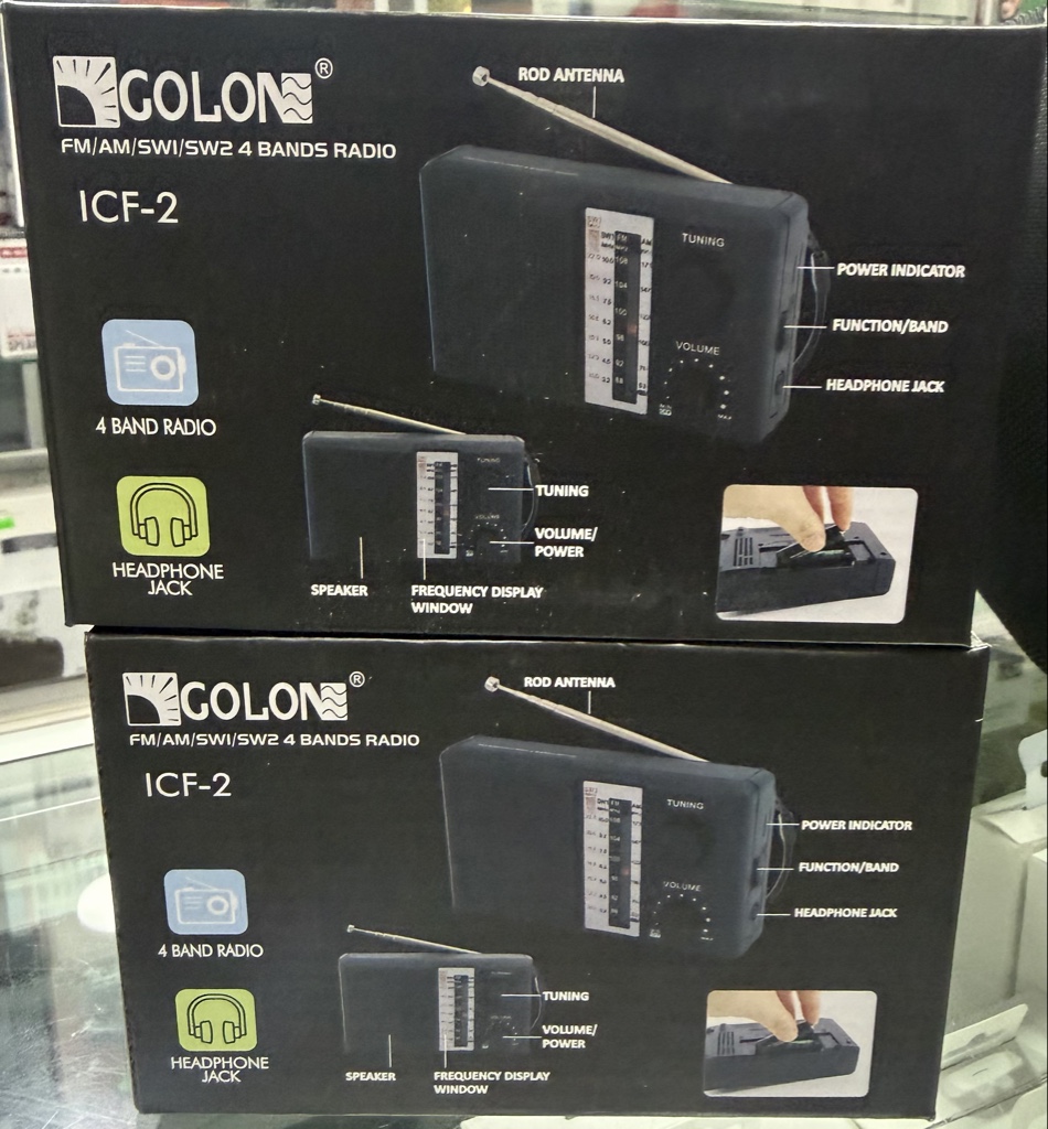 Golon ICF-2 radio negro