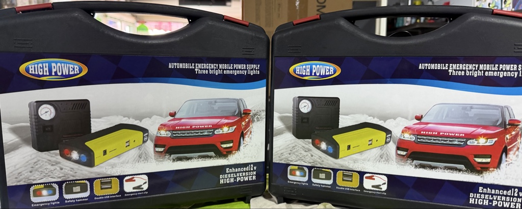 High Power arrancador portatil amarillo