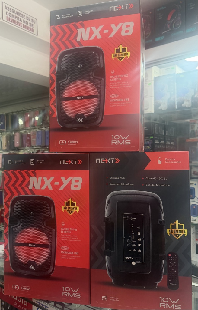 NEXT NX-Y8 parlante negro