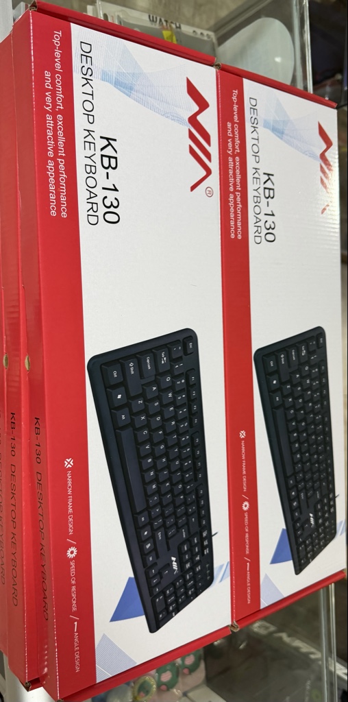 NIA KB-130 teclado negro