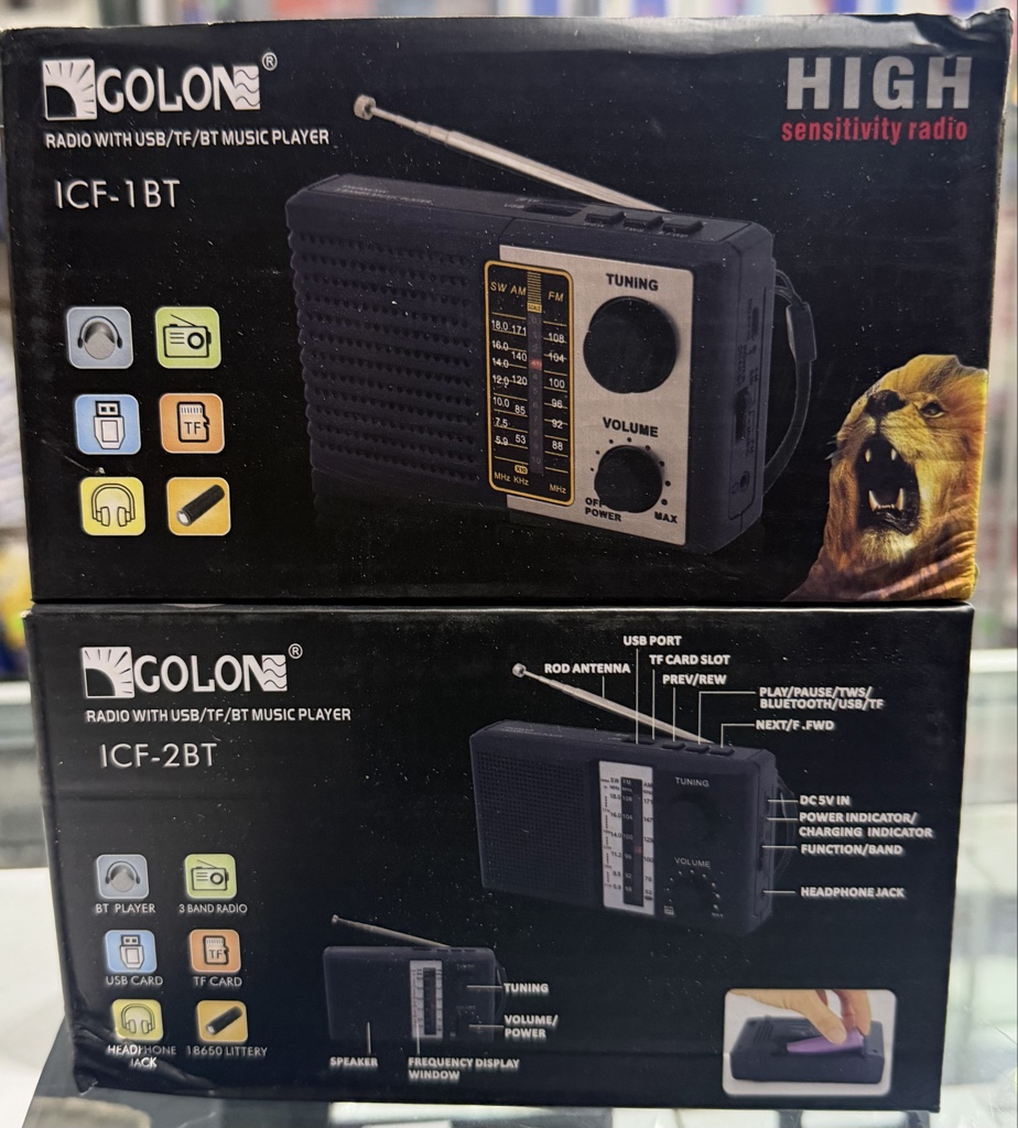 Golon radio portatil negra