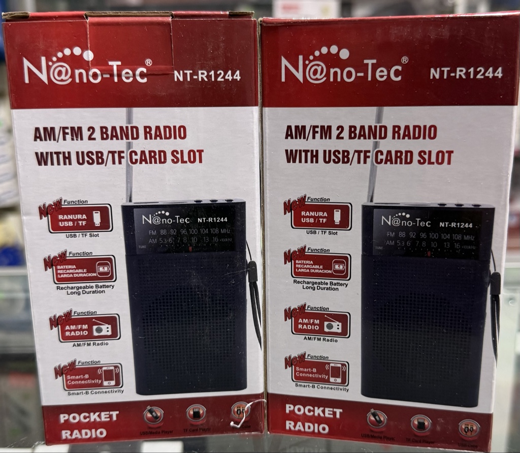 Nano-Tec radio pocket negro