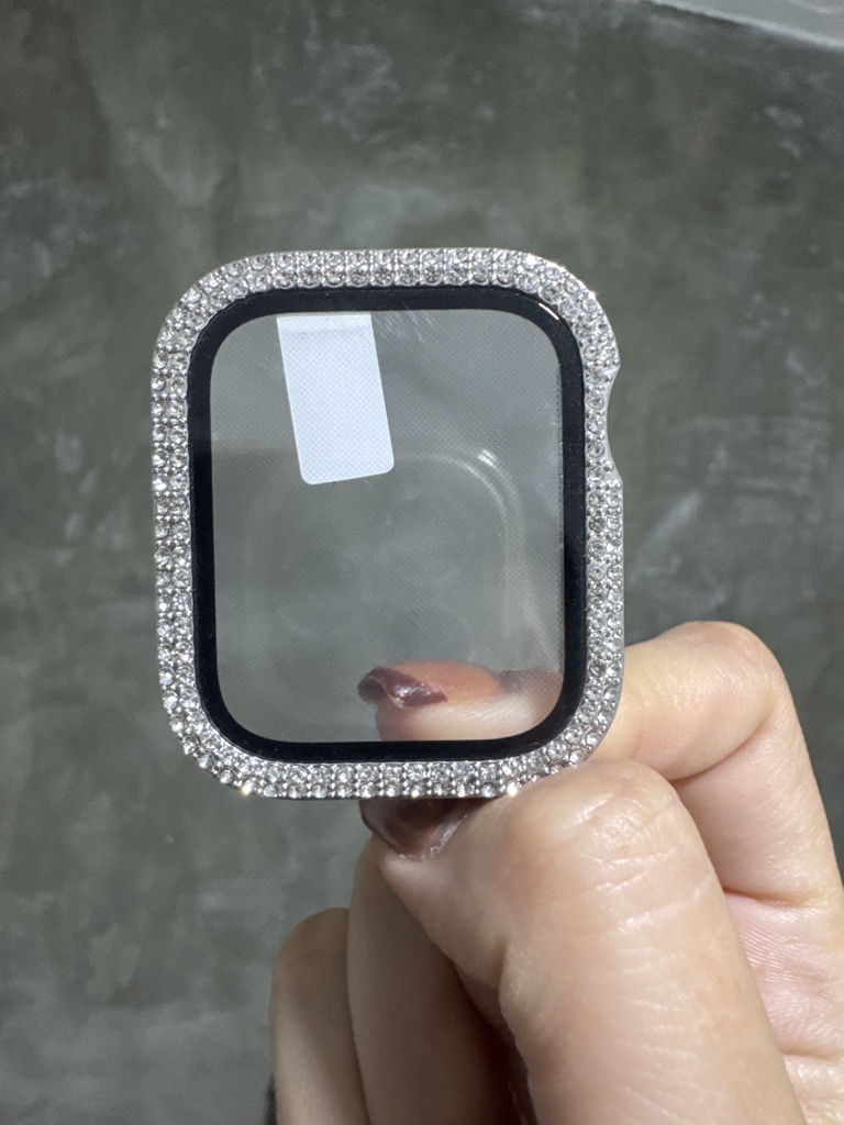 Bumper doble brillos con pantalla plateado