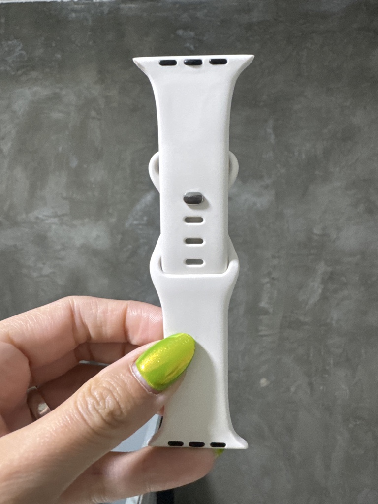 Correa de silicon blanco hueso