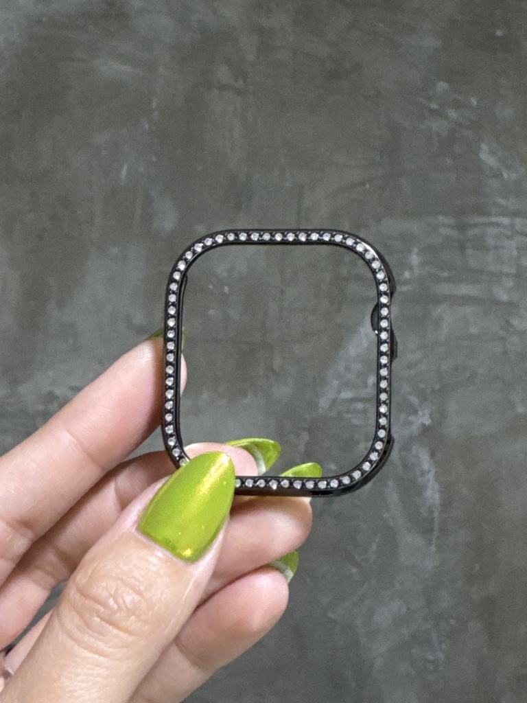 Bumper de brillos sin pantalla negro