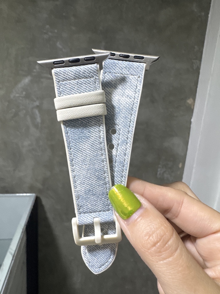 Correa de silicon con hebilla tipo jeans