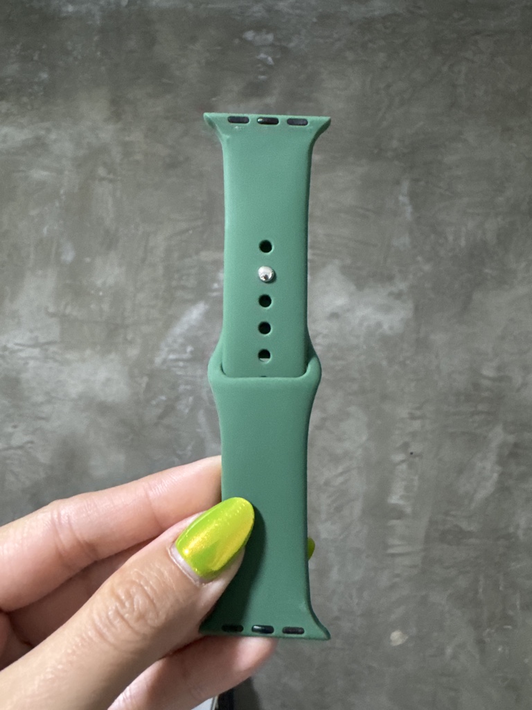 Correa de silicon verde