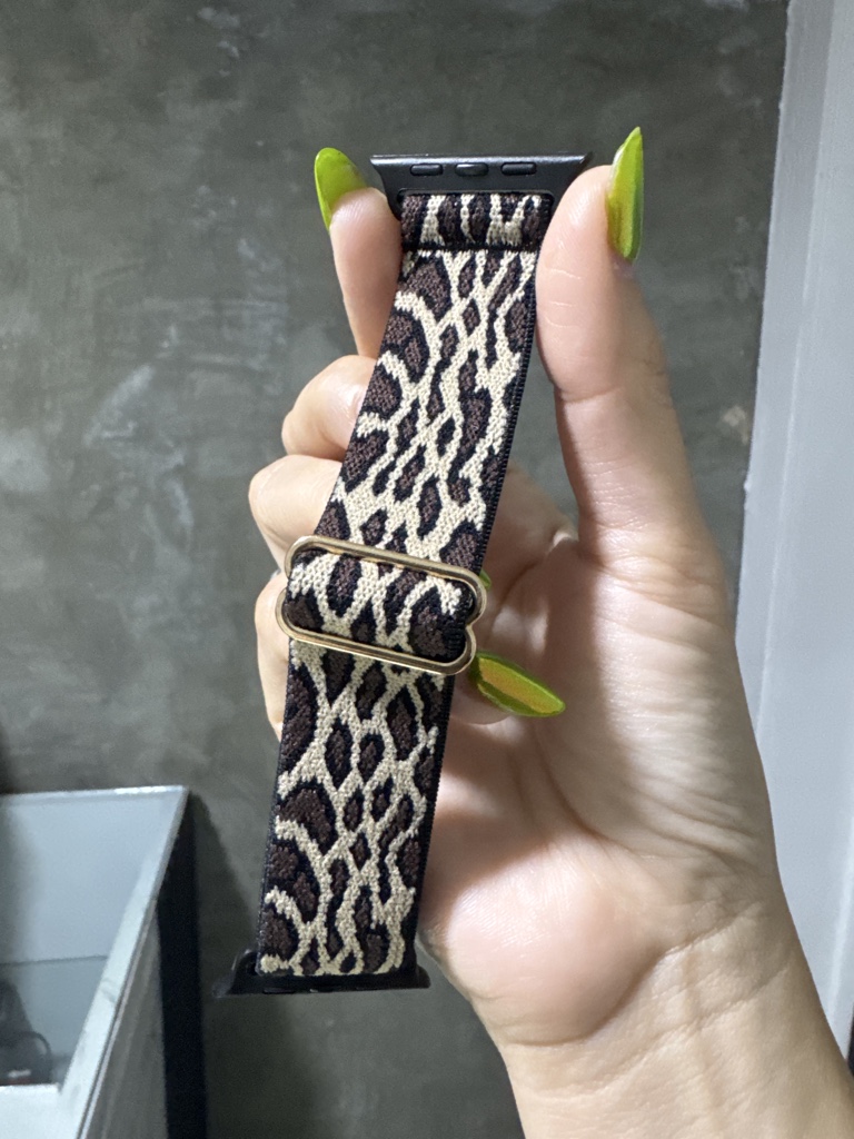 Correa elástica de animal print