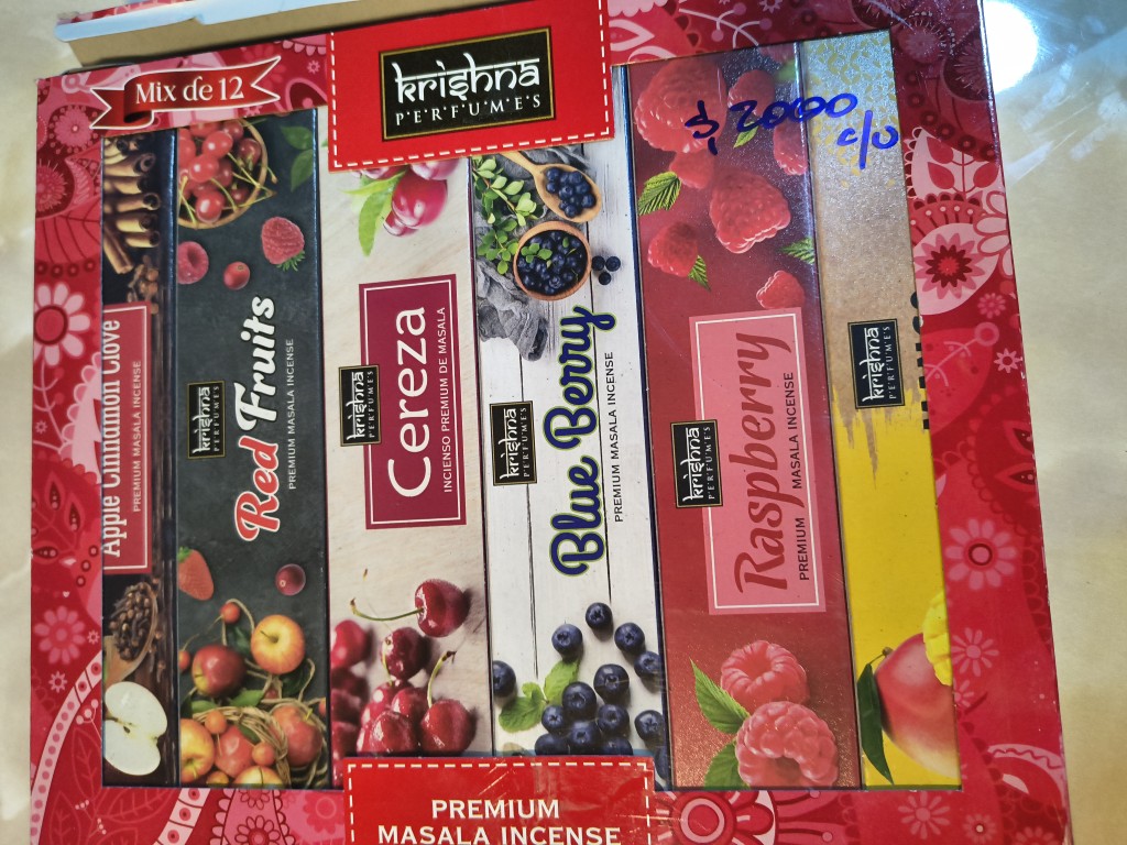 Krishna Perfumes mix frutas inciensos