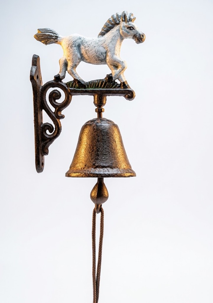 Campana caballo decorativa