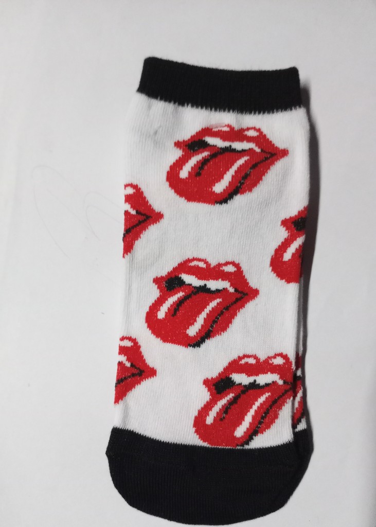 Medias blancas Rolling Stones