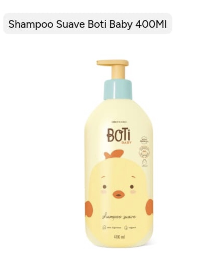 Shampoo boti baby