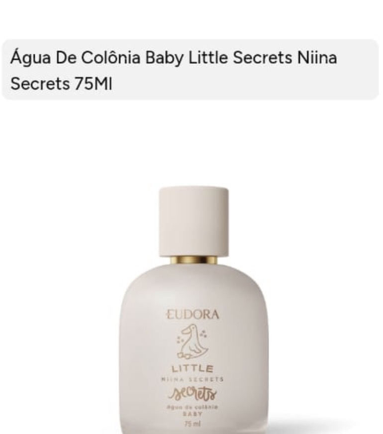 Água de colônia BABY LITTLE