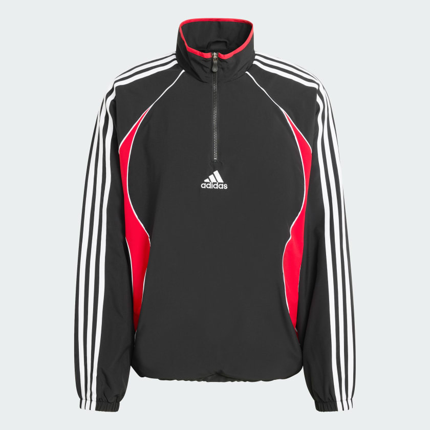 Adidas sudadera negra con rojo Talla XS