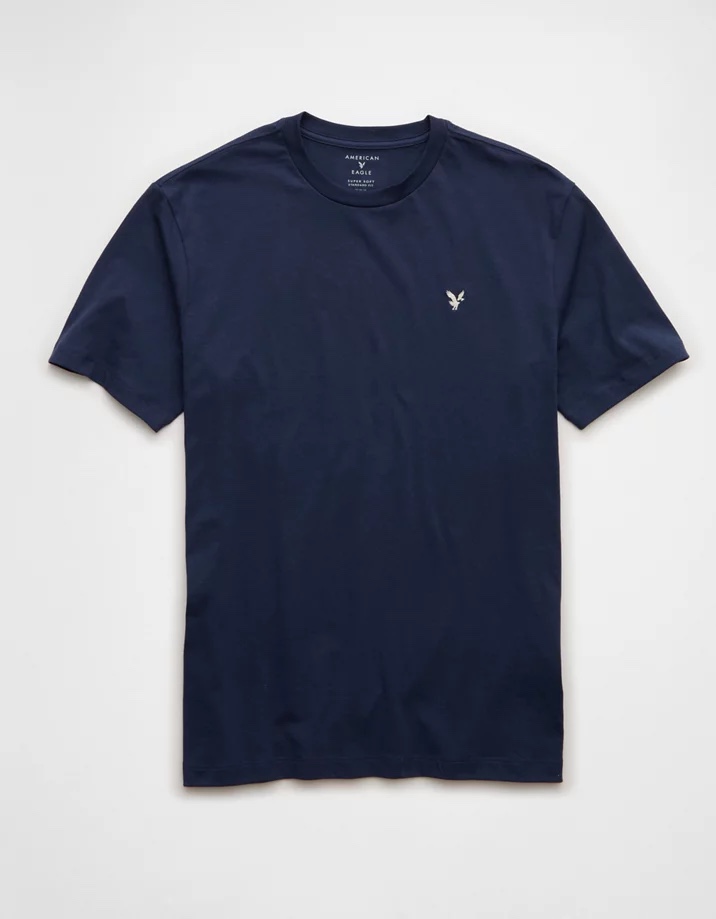 American Eagle playera azul marino