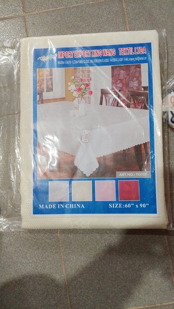 Import Export Xing Wang mantel blanco