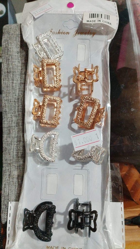 Broches rectangulares metalizados