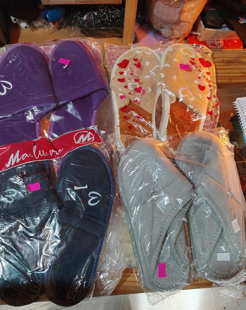 Pantuflas estampadas